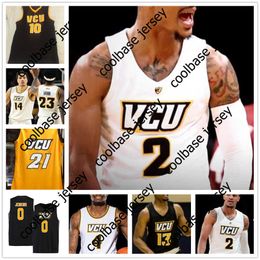 College Basketball Wears Basketball VCU 23 Issac Vann 11 KeShawn Curry 4 Corey Douglas Santos-Silva 2 Marcus Evans Colleges stitched Jersey