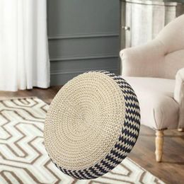 Pillow Natural Woven Straw Weave Handmade Braided Floor Comfortable Chair Sponge Filling Home Decor 40 X 16cm