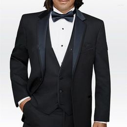 Men's Suits NoEnName_Null Formal 2023 Custom Business Black Wedding For Men Groom Suit Tuxedo Man (Jacket Pant
