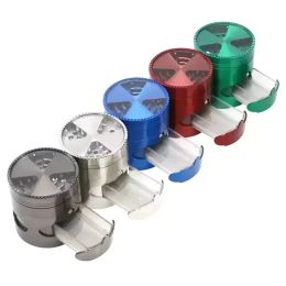 Diameter 63MM 52mm 40mm Tobacco Smoking Herb Grinders Many Styles Mill Smoke Spice Crusher Maker FY2687