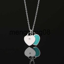 Pendant Necklaces Luxury Brand Necklace TIF Heart Pendant Women 925 Sterlling silver Designer Design Halter Jewelry Valentine's Day Gift original quality T2201315