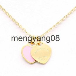 Pendant Necklaces necklace designer Jewellery necklaces chain chains link luxury heart pendant custom love pendants women womens Stainless Steel Valentine's Day4