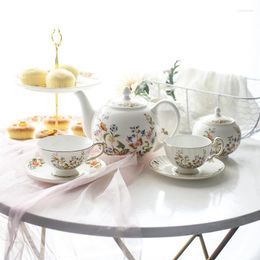 Cups Saucers Ceramic Creative Coffee Vintage Afternoon Tea Coffe Cup Set Wholesale Services Customizable Caneca Porcelain Te