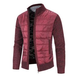 Maglioni da uomo Maglioni invernali da uomo Cardigan di buona qualità Colletto alla coreana maschile Abiti casual slim fit 3XLUomo