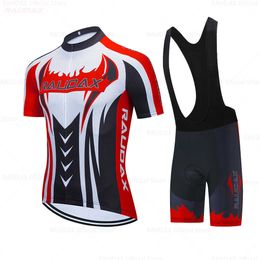 Jersey Sets Raudax 2022 new Set Triathlon Bicycle Clothing Breathable Mountain Cycling Clothes Suits Ropa Ciclismo Verano Body Suit Z230130