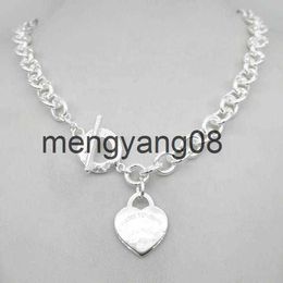 Pendant Necklaces Design Man Women Fashion Necklace Pendant Chain Necklace S925 Sterling Silver Key Return to heart love brand Pendant Charm With Box T2201311