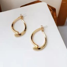 Hoop Earrings Gold Colour Irregular For Women Red Blue Jewellery Geometric Circle Earings Party Gift Aretes Mujer