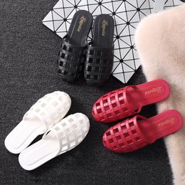 Slippers 2023 Slipper Women's Bathroom Summer Cool Home Mop Bath Room Lovely Lady Youth Baotou Japanese Low Heel