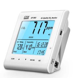 CEM DT-802D Desktop Indoor 9999ppm NDIR CO2 sensor Air Quality Monitors Detector