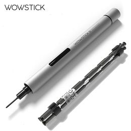 Electric Drill Wowstick Mini Portable Electric Screwdriver Cordless Battery Power with Multi 20 Bits for Cell Phone Notebook Repair Tool Kit 230130