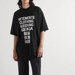 T-shirts pour hommes Vets de bonne qualité Chemises de mode Men 1 1 Sept Langues Vintage Femmes T-shirt Tee Mens Vêtements 230131