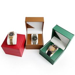 Watch Gift Box Portable Watch Storage Case with Removable Pillow Wristwatch Display Boxes Jewellery Gifts Packaging for Men Women