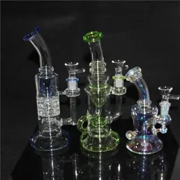 Water Pipe Glass Bong Dab Rig Oil Rig Bubbler Perk Bowl Hookah Bongs glass ash catcher