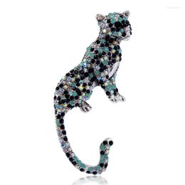 Brooches CINDY XIANG Rhinestone Leopard For Women And Men Animal Pin Vintage Fashion Jewellery Year 2023