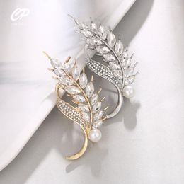 Brooches Fashion Personality High-end Brooch Atmosphere Rice Ear Pin Jewellery Anti-failure Fixed Clothes