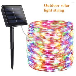 Strings Solar String Fairy Lights LED Outdoor Lamp 10m/100 Waterproof Garden Light Holiday Decoration Night
