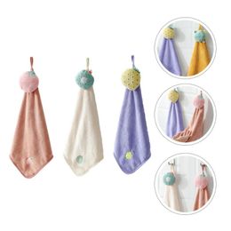 Hooks & Rails 3pcs Baby Bath Hand Dry Towel Kids Children Microfiber Kitchen Wash Cloth