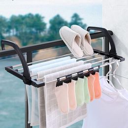 Hangers Balcony Drying Shoe Rack Foldable Window Diaper Hanger Laundry Clothes Dryer With Sock Clips Outdoor Towel Storage Shelf