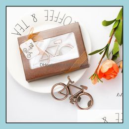 Openers Copper Bicycle Bottle Opener Vintage Bike Beer Metal Kitchen For Cycling Lover Wedding Favour Party Gift Paa13094 Drop Delive Ott73