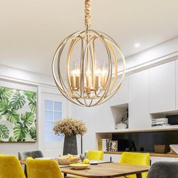 Chandeliers Luxury Crystal Lighting Dia 48cm Classic Gold Vintage Retro Italian Hanging Dining Room Lamp