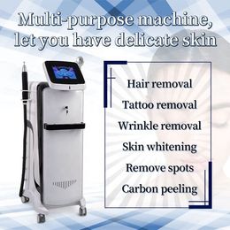 Laser 3 Wave Diode 808 Painless Ice 2in1 755 808 1064nm Removal Device Laser Hair Removal And Tattoo Machine