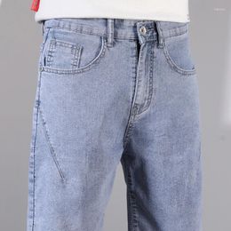 Men's Shorts Hip Hop Style Harem Denim 2023 Summer High Quality Classic Casual Jeans Trendy All-Match Slim Five-Point Pants