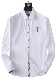fashion designer button up shirt dress shirt formal business shirts casual long-sleeved men shirts