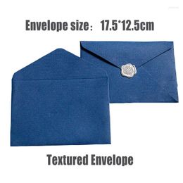 Gift Wrap 40pcs/lot Texture Envelope 17.5x12.5cm Wedding Invitation High-grade Western Business Supplies Gratitude Postcards