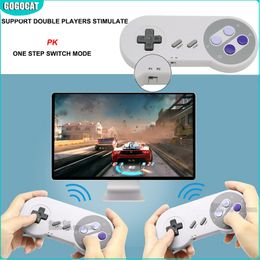 Game Controllers Joysticks Mini TV Video Console Wireless Controller 4K 2900 plus Games Compatible Retro for SFC SNES Dual Gamepads 230731