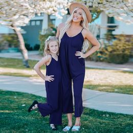 Women Girls One Piece Jumpsuit 2023 Mommy and Me Outfits AST6413580