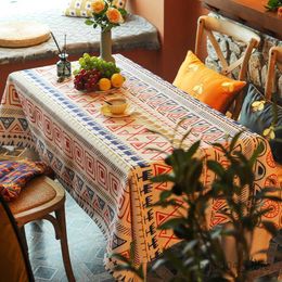 Table Cloth Style Dining Table and Coffee Table Cloth Rectangular Waterproof Tablecloths Table Cover Set Party Decoration R230801