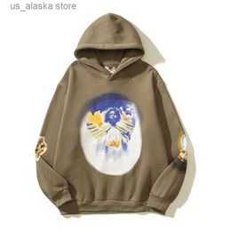 Men's Hoodies Sweatshirts Harajuku Abstract Oil Painting Hooded Hoodies for Men and Women Pullover Stranger Things Baggy Y2K Fleece Sweatshirts Oversized T230731