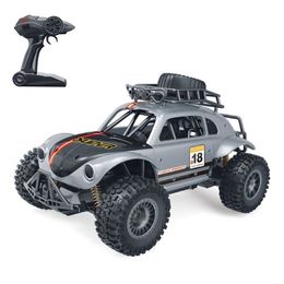 Electric RC Car 1 14 2 4G 4Channels RC Beetle Rock Crawlers Double Motors Drive Remote Control Model Off Road 230731