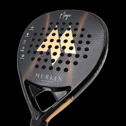 Tennis Rackets Padel Racket 3K12K Carbon Fiber Power Foam EVA SOFT with Cover Bag Paddle 230801