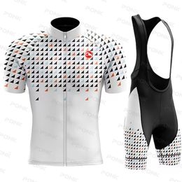 Cycling Jersey Sets Summer Men Set Breathable MTB Short Sleeve cycling clothing Maillot Triathlon Ropa Ciclismo Uniform Kit 230801