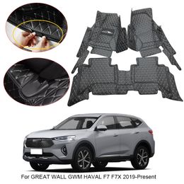 3D Full Surround Car Floor Mat For Great Wall GWM Haval F7 F7X 2019-2025 Protect Liner Foot Pads Carpet PU Leather Waterproof