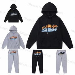 5A Neue Trapstar-Trainingsanzüge für Herren, Stickerei-Shooter, warme Damen-Y2K-Hoodies, Designer-Langarm-Kapuzenpullover mit Hosen, Hosen mit Reißverschluss, Größe S-XL