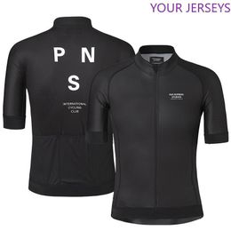 Racing Jackets PNS Bike Tops Clothing Wear Silicone Non-slip Cyclin Shirt Summer Short Sleeve Cycling Jersey For Men Quick Dry Bicycle MTB