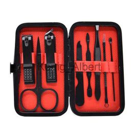 Nail Clippers 20 Pcs Professional Nail Cutter Pedicure Scissors Set Stainless Steel Eagle Hook Portable Manicure Nail Clipper Tool Set x0801 x0809