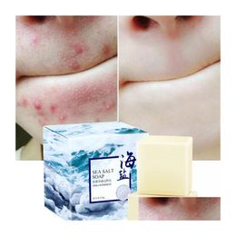 Handmade Soap 100G Sea Salt Natural Goat Milk Face Treatment Wash Bath Shower Body Soaps Drop Delivery Health Beauty Dhxrb