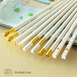Flatware Sets And Romance. Enjoy A Wonderful Dining Time Household Chopsticks Fashion Various Process Designs Alloy