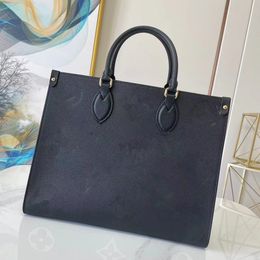 Onthego Totes designer bag women handbags luxury PM MM GM tote shopping bags leather on the go mrror quality crossboy Bag large capacity purse shoulder bags