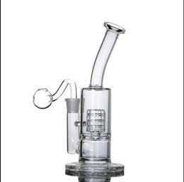 9.0 inchs Thick glass Water Bongs Hookahs Recycler Oil Rigs Dab Bong Smoke Pipe Dab With 18mm Joint