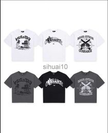 Men's T-Shirts 2023 Gothic Casual Cotton Short Sleeve T Shirt Mens Punk Streetwear Y2k Hip Hop Vintage Graphic Print Tees Harajuku Men Clothing J230731