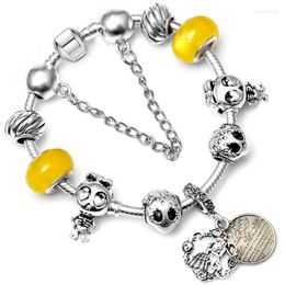 Charm Bracelets BRACE CODE The Skull Girl Cold Wind Charming Street Fashion Jewellery Ladies Bracelet Gifts Direct Shipment