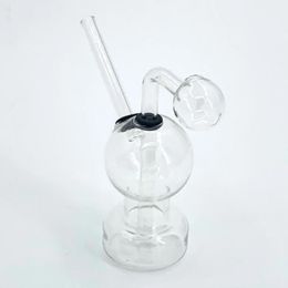 4-inch mini glass water tube oil burner Shisha dab rig