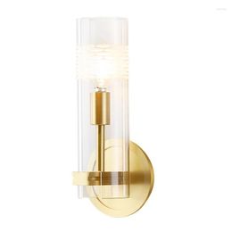 Wall Lamp Nordic Glass Bottle Lamps Bedroom Bedside Living Room Luxury Hallway Bathroom Mirror Headlight Sconces Lights Lighting