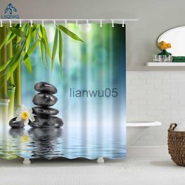 Shower Curtains Modern Landscape Scenic Printed Shower Curtains Fabric Waterproof Polyester For Bathroom Decor Bath Curtain 180x180cm x0731