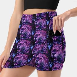 Skirts Devourer Women's Skirt With Pocket Vintage Printing A Line Summer Clothes Grunge Vaporwave Aesthetic Edit