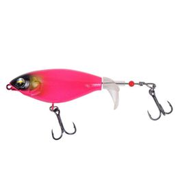Baits Lures Topwater Fishing Lure 6G 65Mm Whopper Popper Wobbler Artificial Hard Bait Bass Plopper Soft Rotating Tail Tackle168973 Dh2Ze